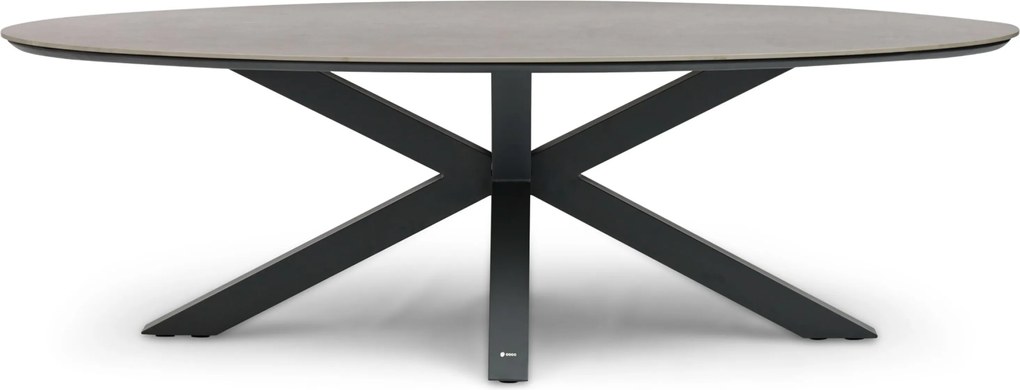 Tuinset 6 personen 240 cm Aluminium Grijs Lifestyle Garden Furniture Timo/Lunea