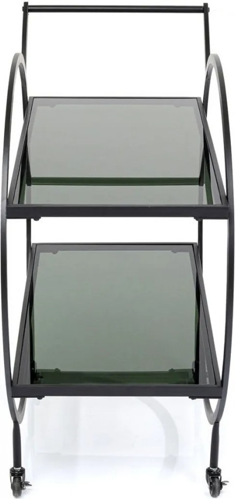Ronde Design Trolley Zwart - 74 X 40cm.