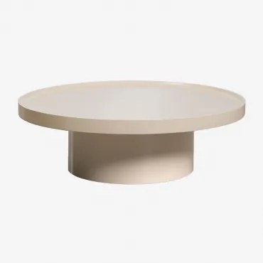 Ronde Salontafel Van Mdf Cirela Ø90 Cm - Sklum