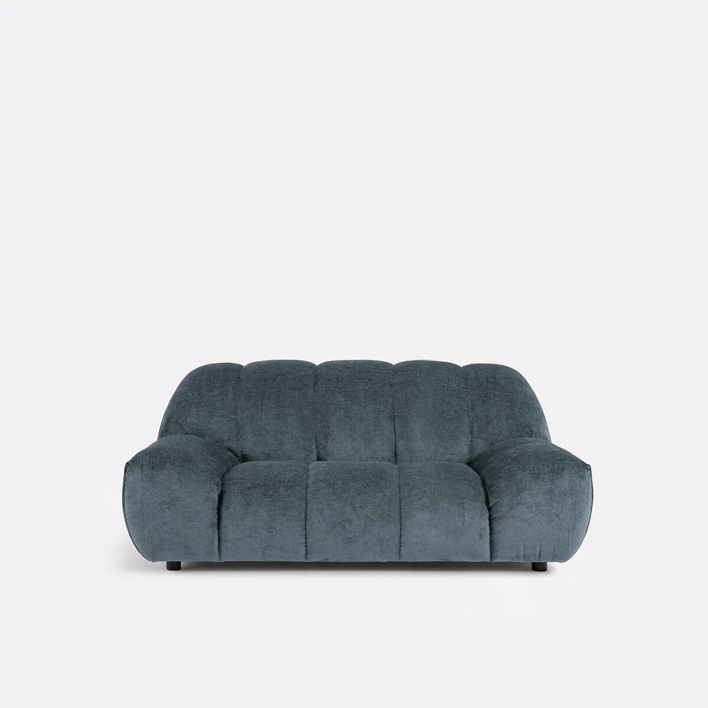 2-zits bank van dik fluweel Nuria