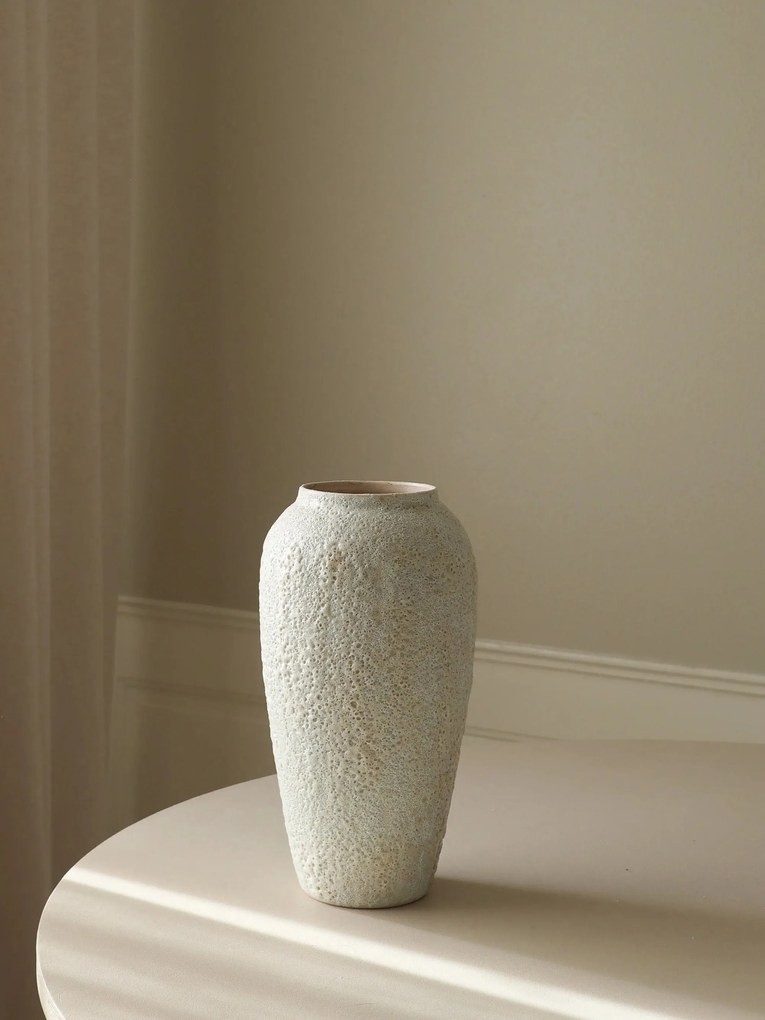 Keramische vaas Volcanic, H 31 cm
