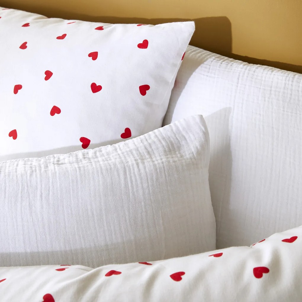 Bedset 50% gerecycled katoen, rechthoekig kussensloop, Scacco