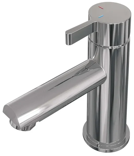 Brauer Chrome Edition Wastafelmengkraan opbouw - laag - model E chroom 5-CE-001-HD1