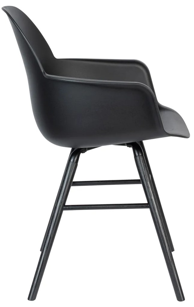 Zuiver Albert Kuip All Black Design Eetkamerstoel Zwart