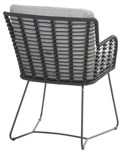 4 Seasons Outdoor Fabrice tuinset met Minerva tafel teak blad 220 cm SALE Tuinset houtkleur weerbestendig