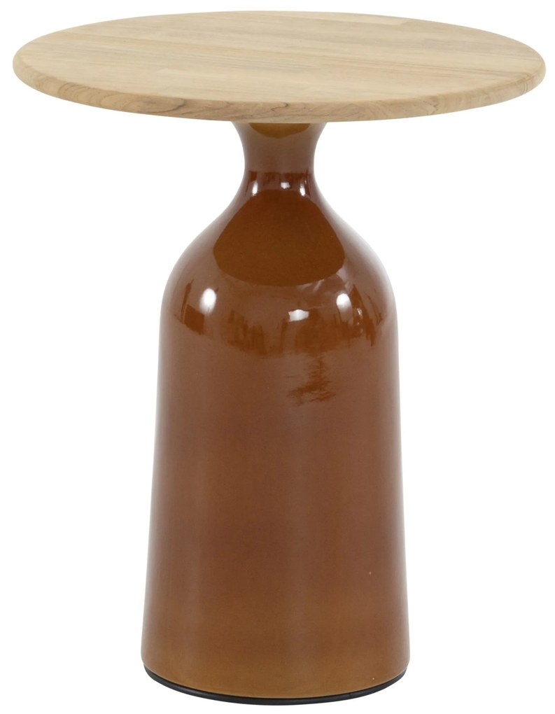 June lounge tuintafel hoogglans keramiek caramel 45xH55 cm 4 Seasons Outdoor