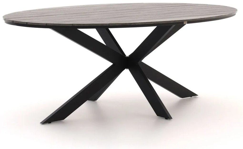 + 15% kassakorting | Tuin eettafel Bellagio  | Ovaal  | Tuintafel Polywood | 220x115cm | 6 personen | Kees Smit Tuinmeubelen