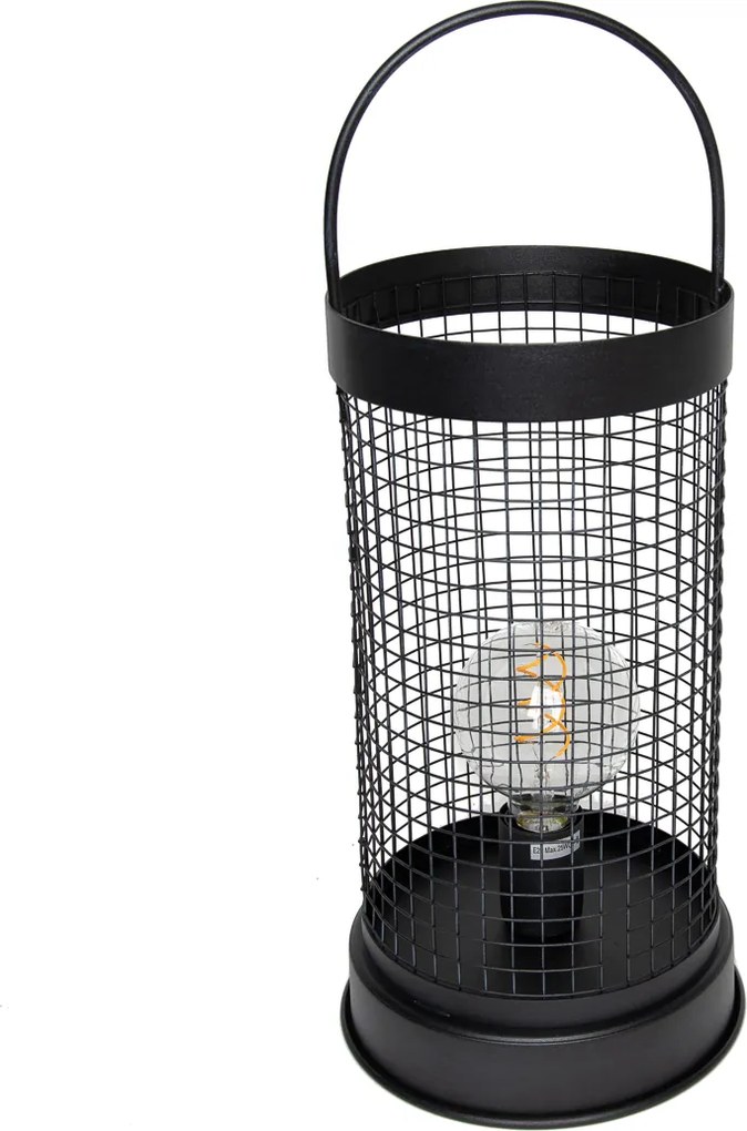 Moderne tafellamp grijs 52 cm - Horario