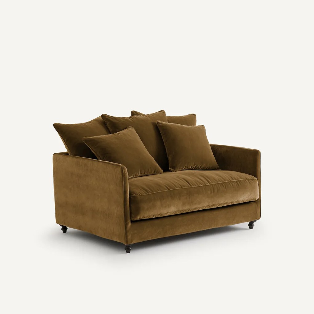 2-zits omvormbare zetel van fluweel, Lazare