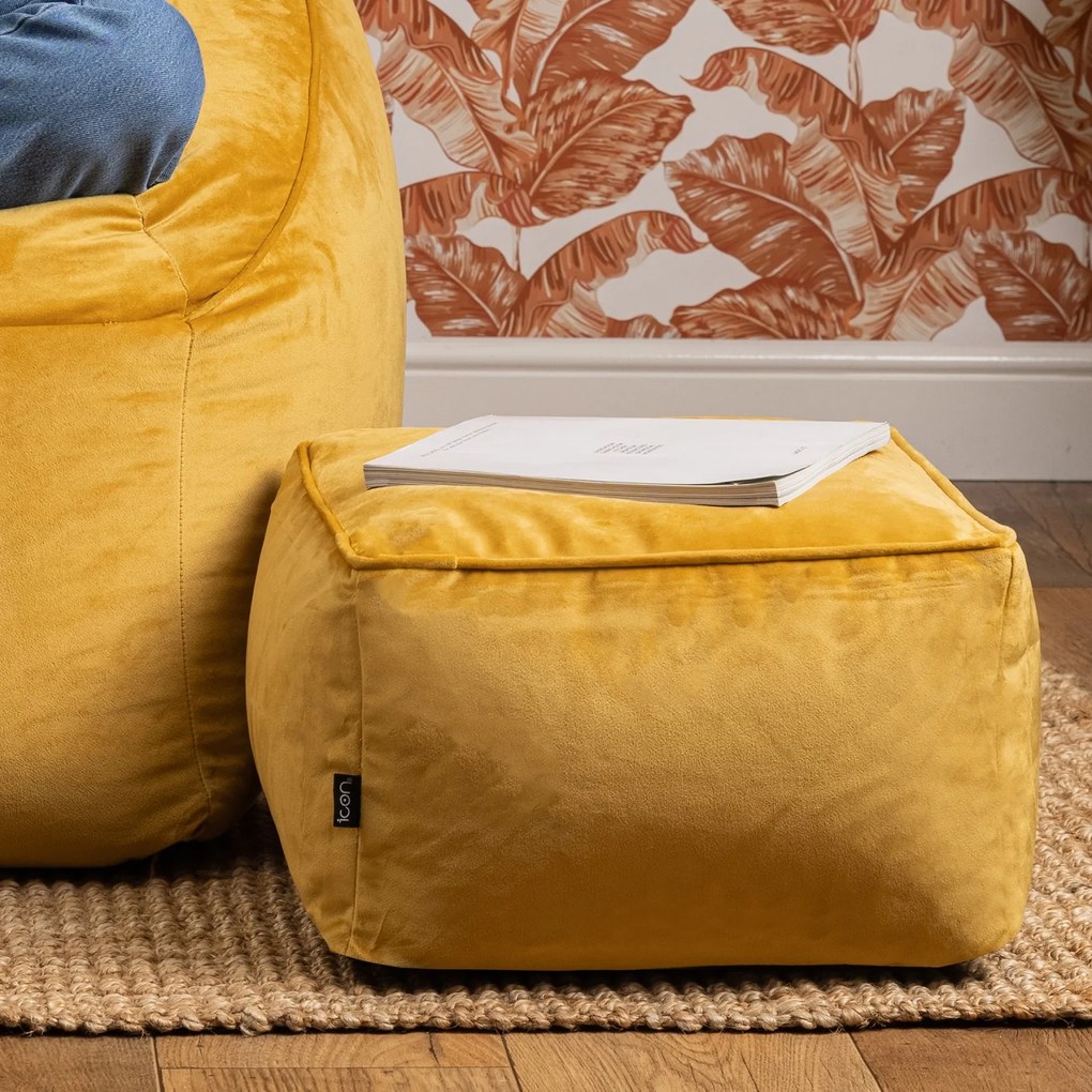 Amara Velvet Footstool