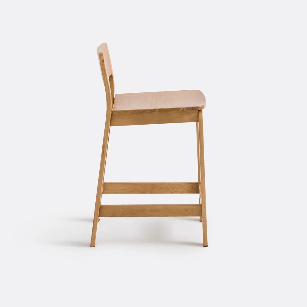 Massief eiken barkruk, Talet