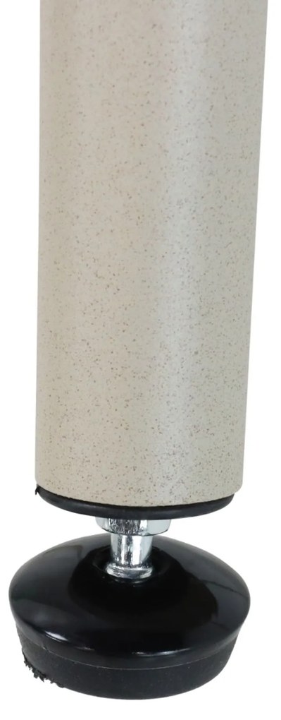 Dining Tuintafel rechthoekig 180 x 92 cm Aluminium/Polywood (teakfinish) Taupe Matale