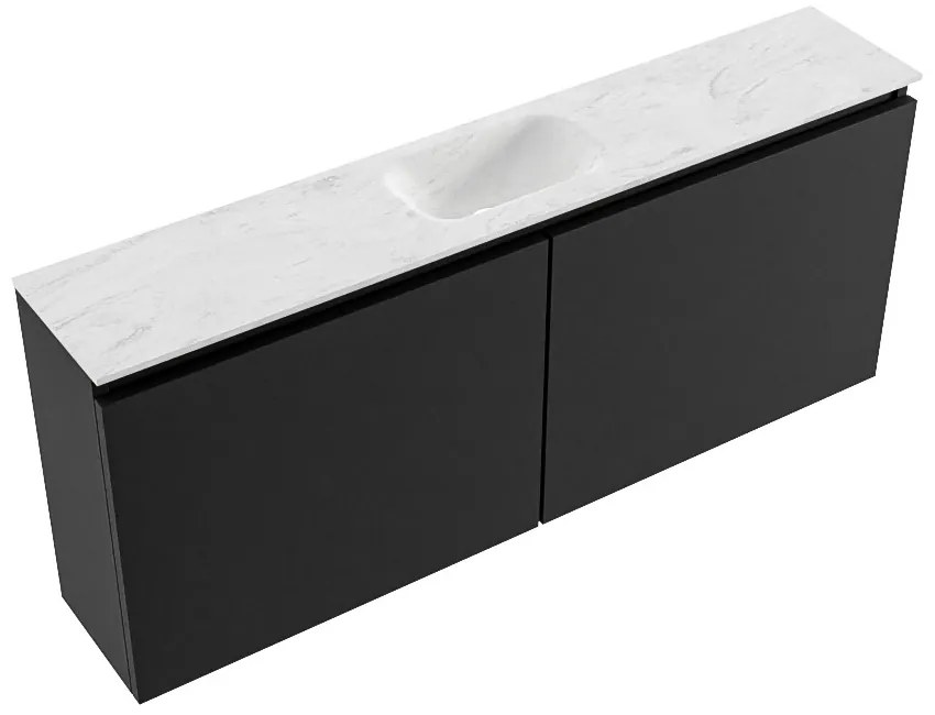 Mondiaz Ture DLux toiletmeubel 120cm urban met wastafel opalo midden met kraangat