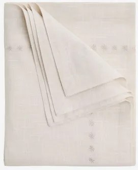 150x150 Cm Tafelkleed Van Naviresa-katoen Tapioca Beige - Sklum