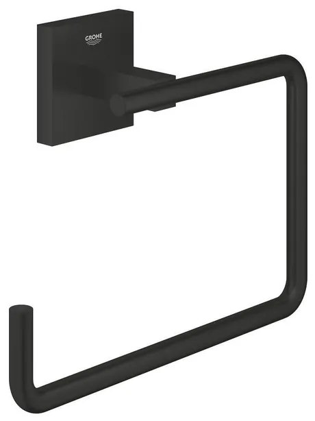 GROHE Start Cube QuickFix Handdoekring - 18.8cm - vierkant - matte black 409752430