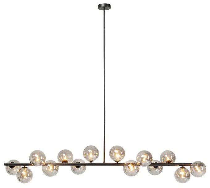 Kare Design Scala Balls Hanglamp Met Glazen Bollen Zwart