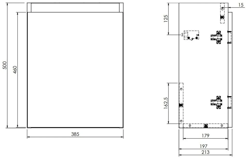 Fontana Terrazzo toiletmeubel kasteel bruin
