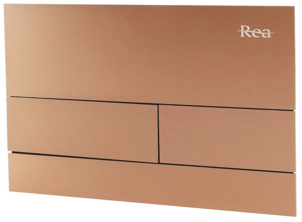 Drukknop voor WC-muurinstallatie K011A-Q Rea T Brush Copper/Brushed Rose Gold