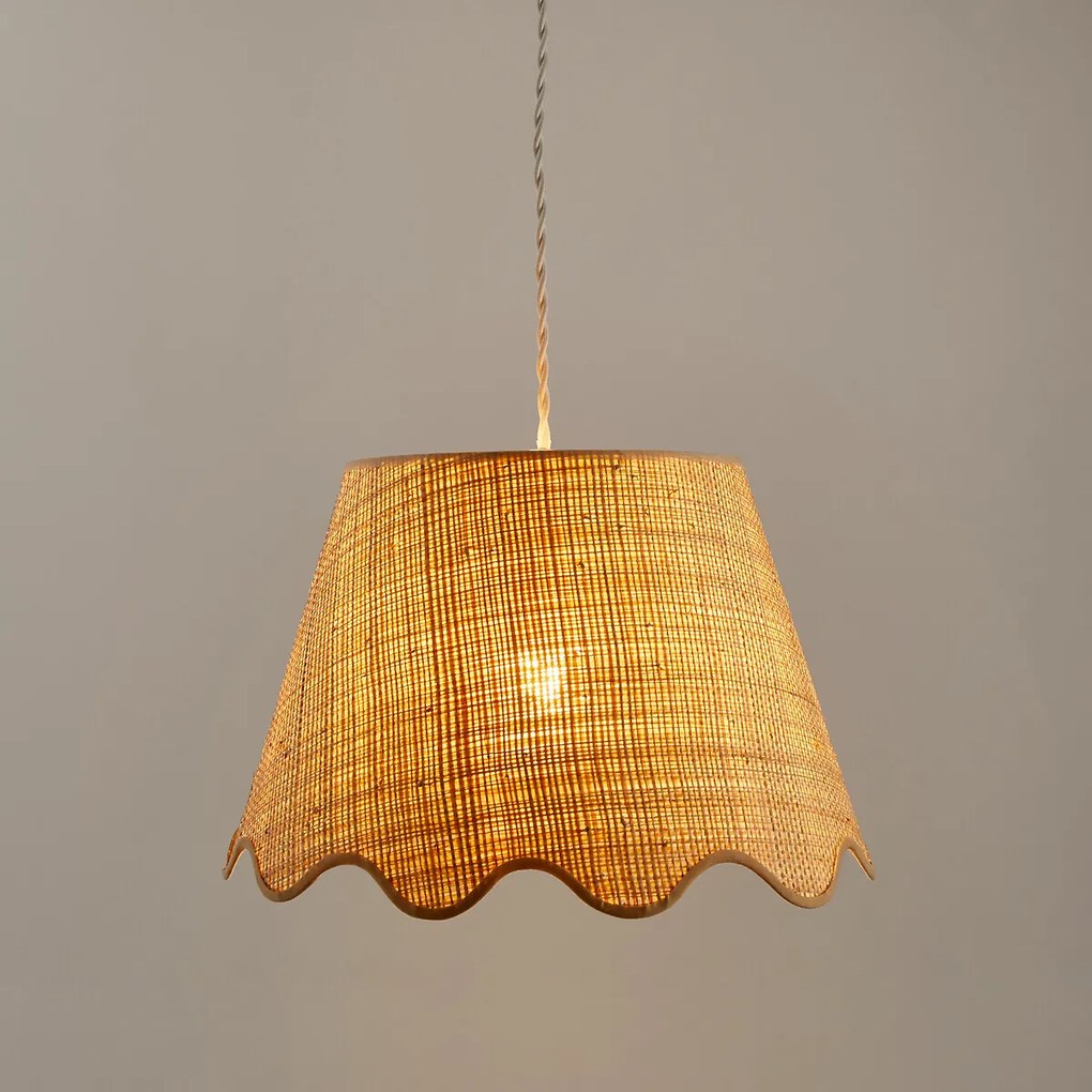 Raffia hanglamp Ø35 cm, Dolka