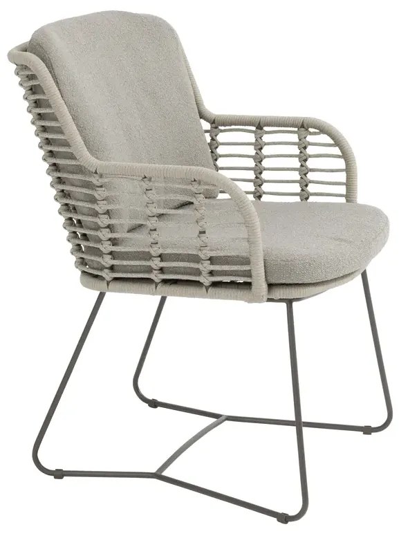 4 Seasons Outdoor Fabrice tuinstoel terre Tuinstoel   bruin weerbestendig