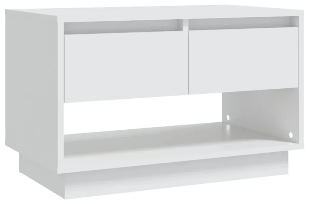vidaXL Tv-meubel 70x41x44 cm spaanplaat wit