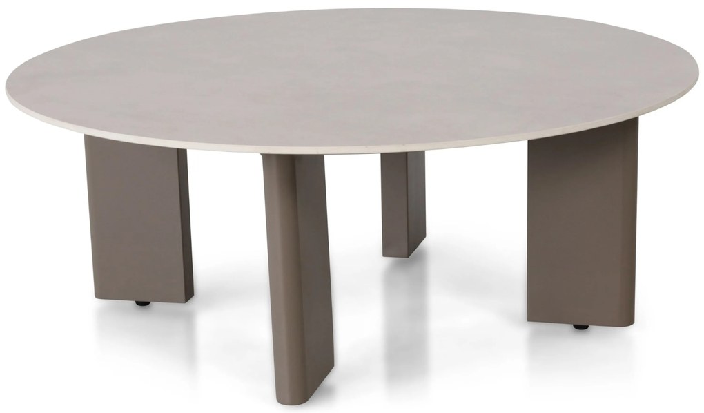 Loungeset tuin 6 personen Aluminium Taupe Santika Furniture Santika