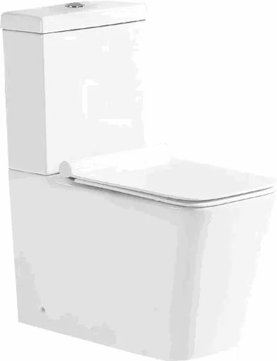 Mexen Cube compact wc met softclose zitting, wit - 31014000