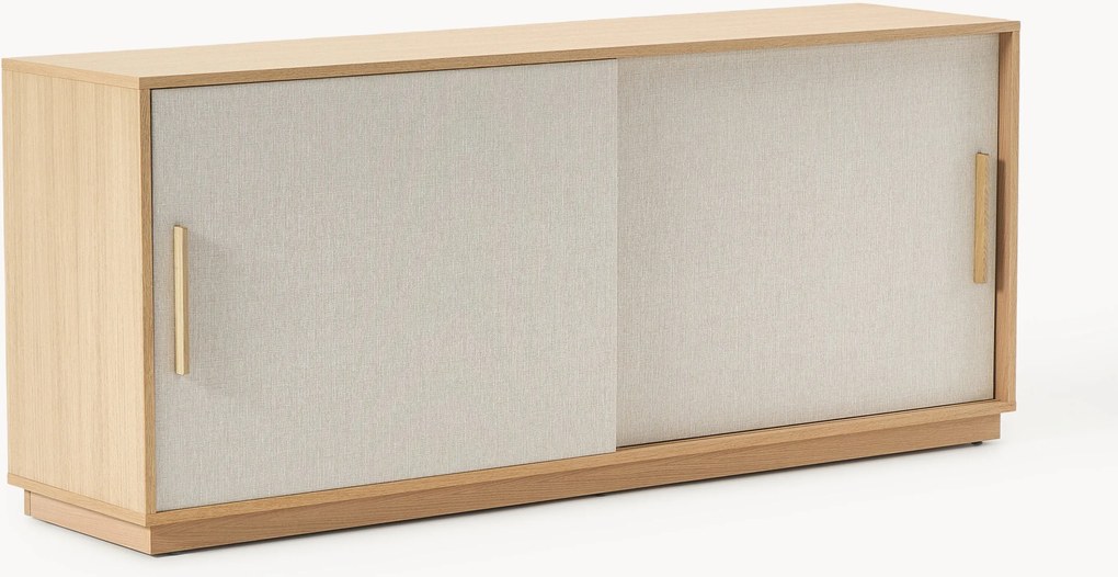 Houten dressoir Wisp met gestoffeerde voorkant