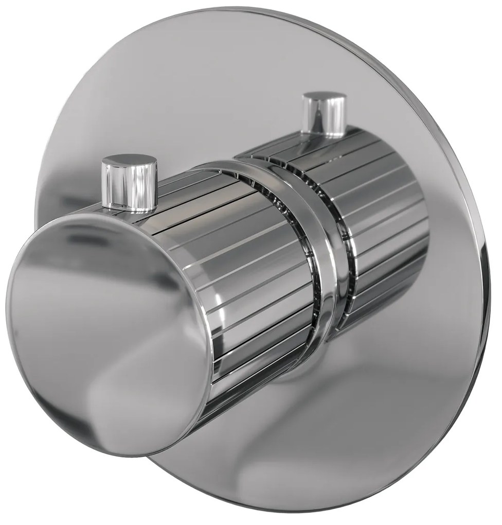 Brauer Stripe inbouwthermostaat chroom