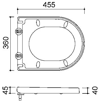 Mueller Cora softclose toiletzitting wit