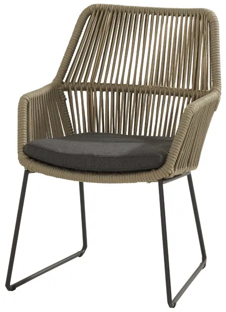4 Seasons Ramblas tuinstoel + Taste Basso tuintafel 160 cm. rond