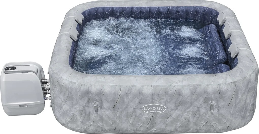 Bestway Lay-Z-Spa San Fransisco Energy-Efficient Smart HydroJet Pro - 5-7 personen - energiezuinig!
