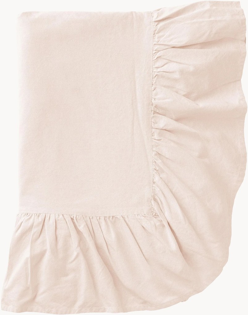 Katoenen tafelkleed Lovisa met ruches