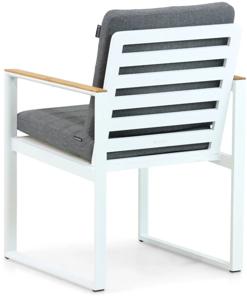 Tuinstoel Aluminium Wit Lifestyle Garden Furniture Faro