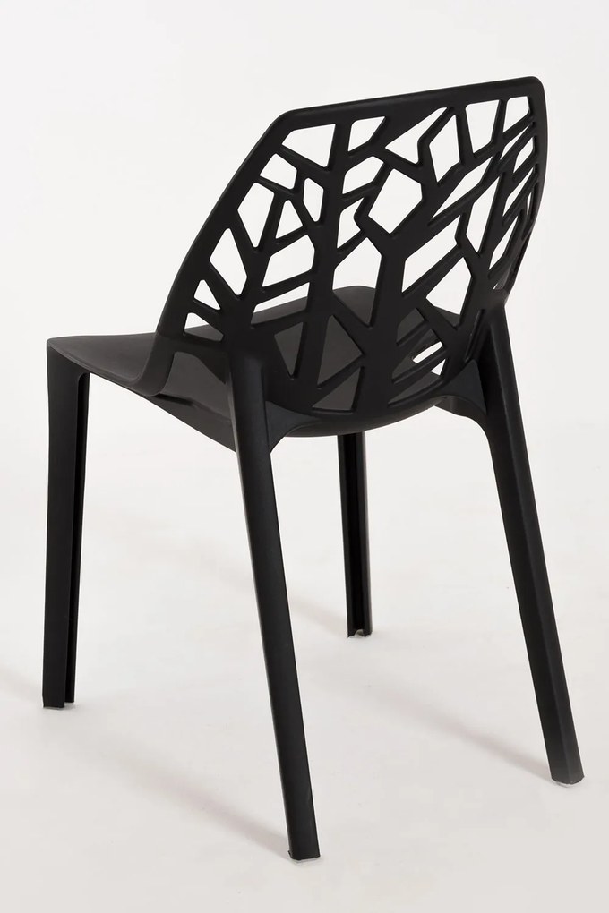 Set 4 Hissar Polypropyleen Stoelen