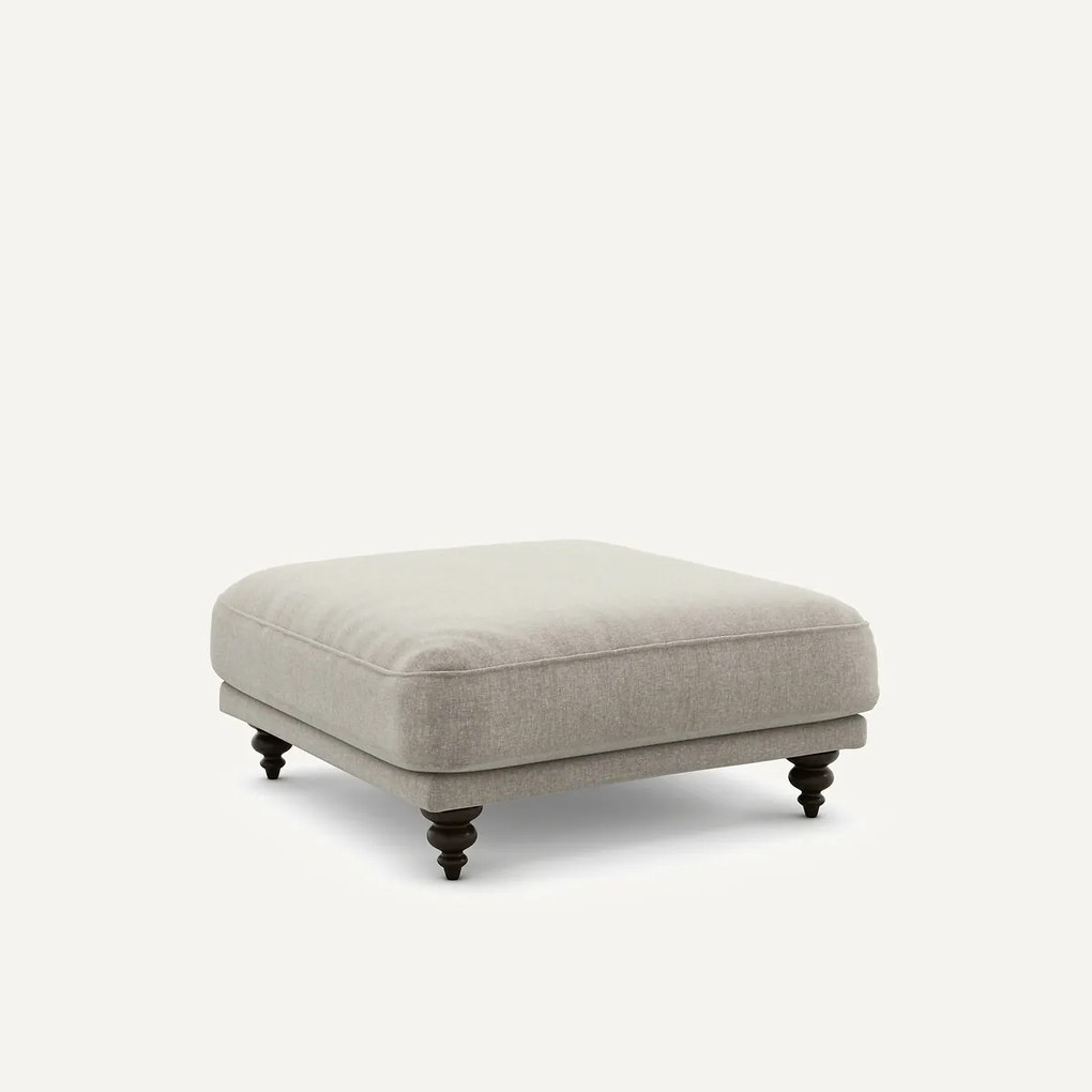 Voetenbank van fluweel chenille, Lazare