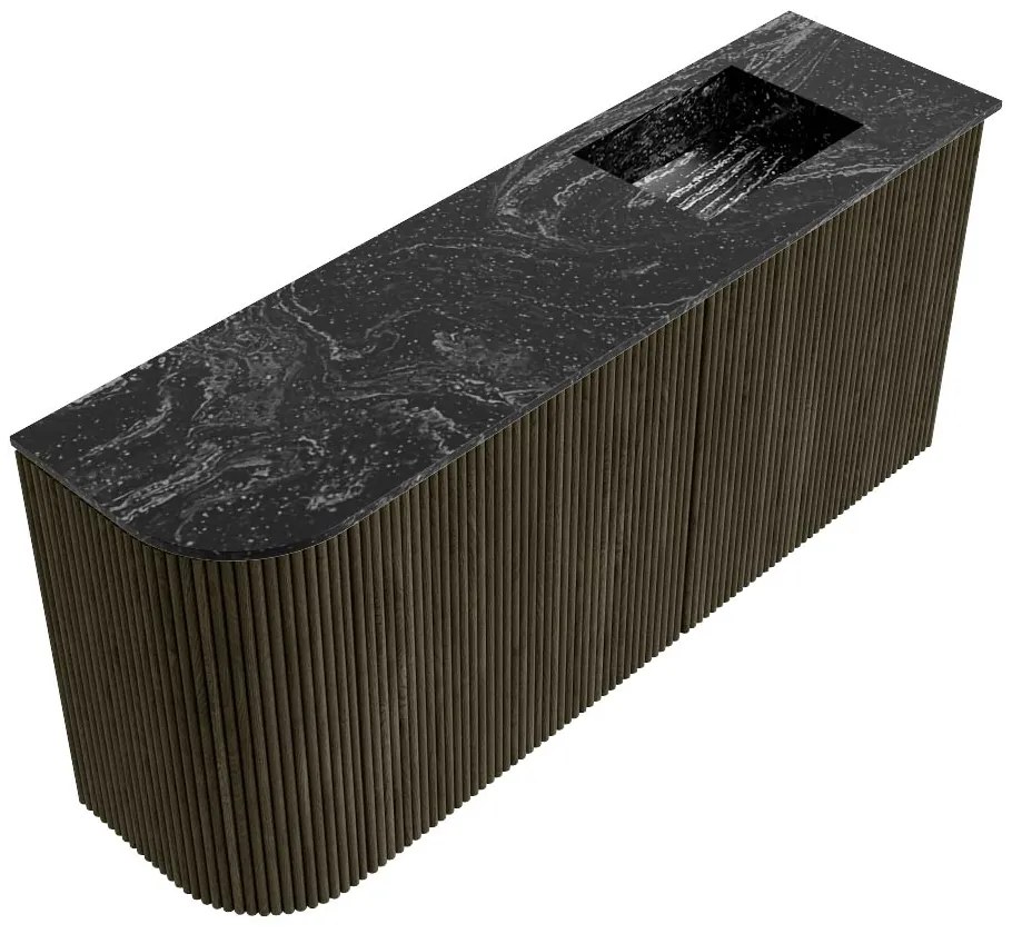 Mondiaz Joya DLux 90cm toiletmeubel ronding links shadow met wastafel faye rechts zonder kraangat lava