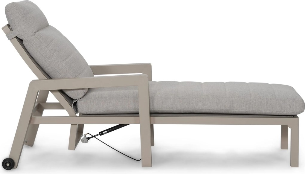 Lifestyle Garden Furniture Evora Ligbed Verstelbaar Aluminium Zand/Beige