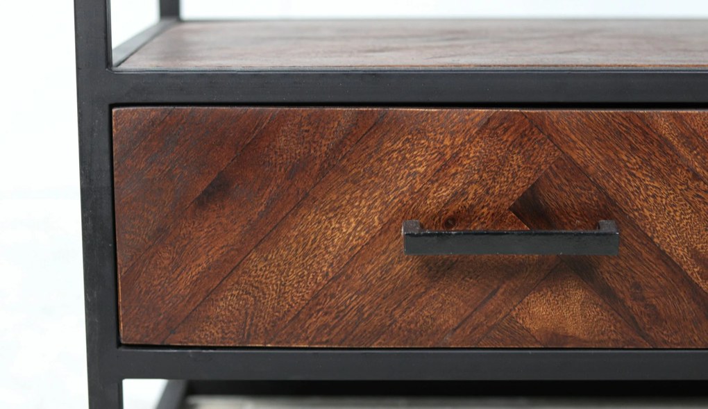 Industrieel Wandkast Sintra Bruin