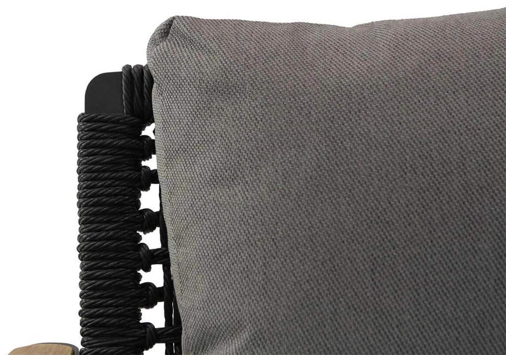 Stoel en Bank Loungeset 5 personen Aluminium/Rope Grijs Coco Ralph/Pacific