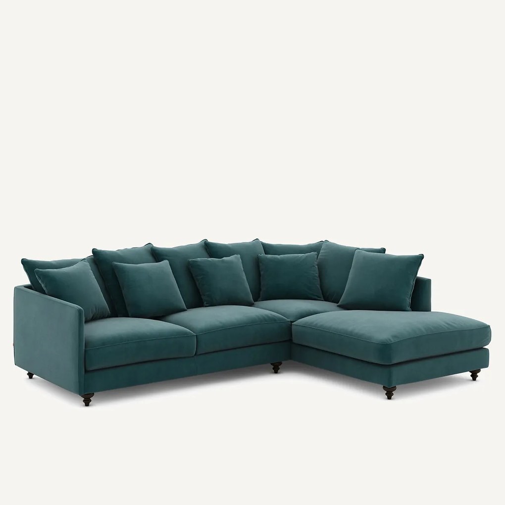 Fluwelen hoekslaapbank, Lazare