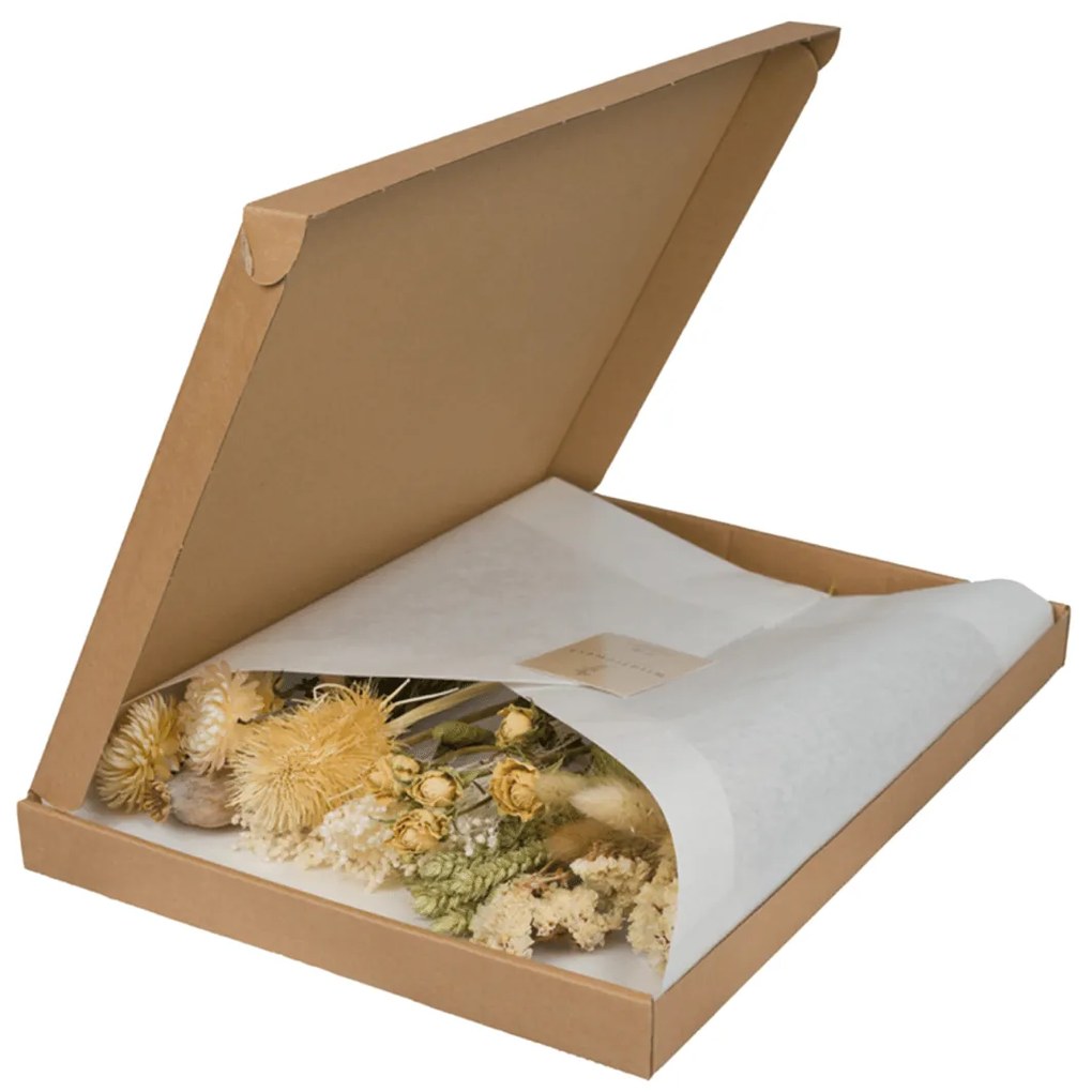 Droogbloemen in Letterbox - 35cm
