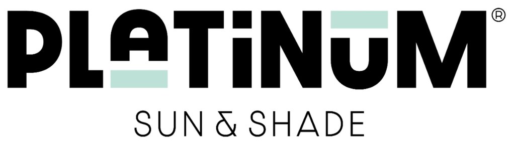 Platinum Challenger zweefparasol 3x3m T2 premium (excl. voet) faded black GLOW