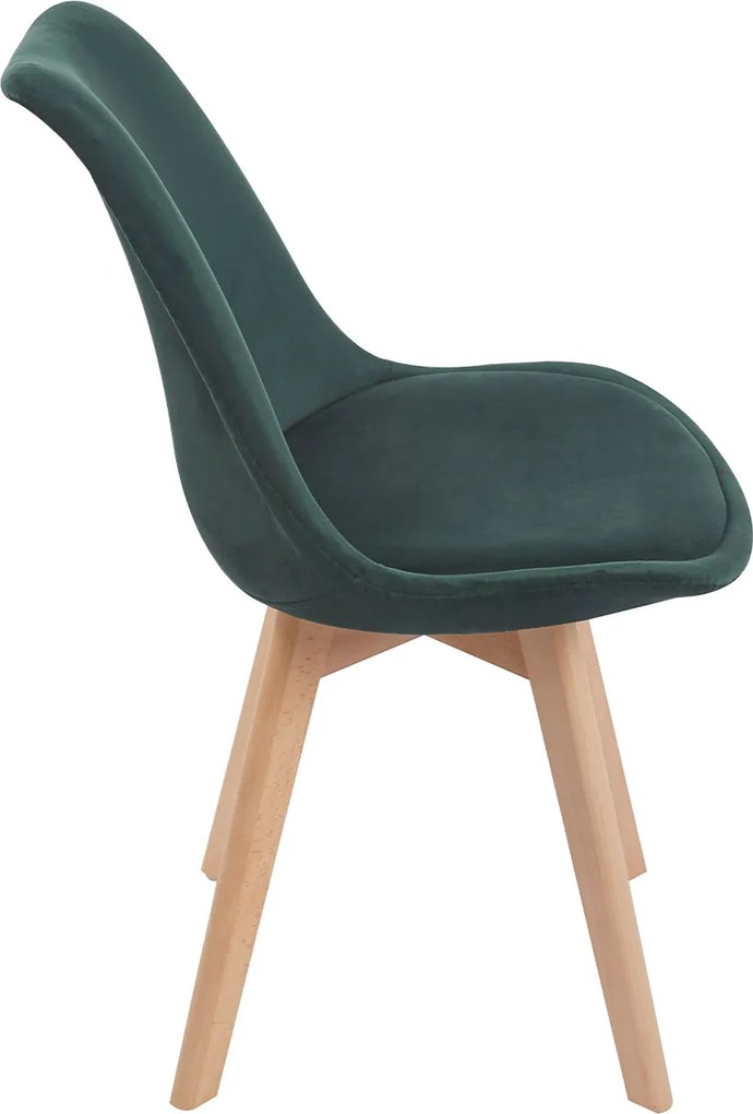 Set 4 Synk Fluwelen Stoelen