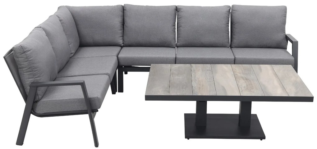 Azoren/Jersey loungeset - met verstelbare tafel - links & rechts