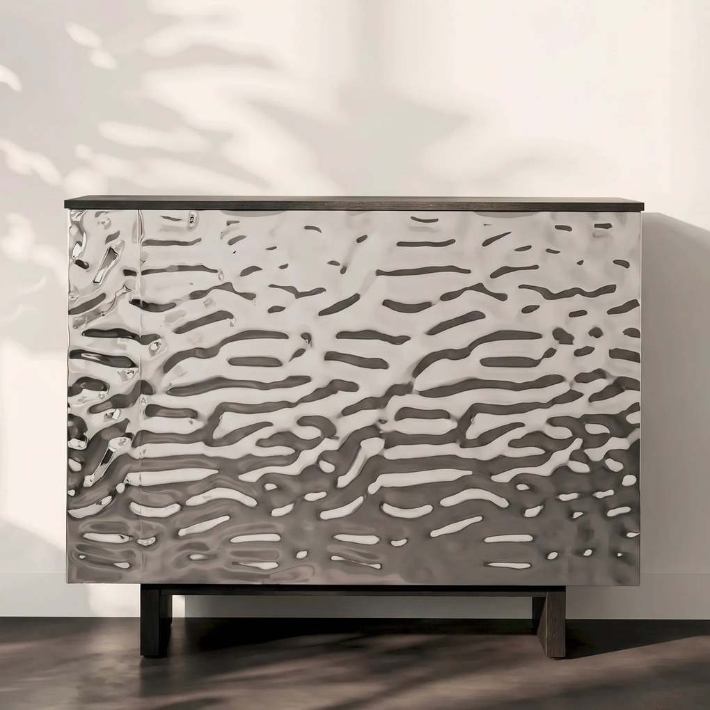 Chroom Design Thuisbar - 120x48x105cm.