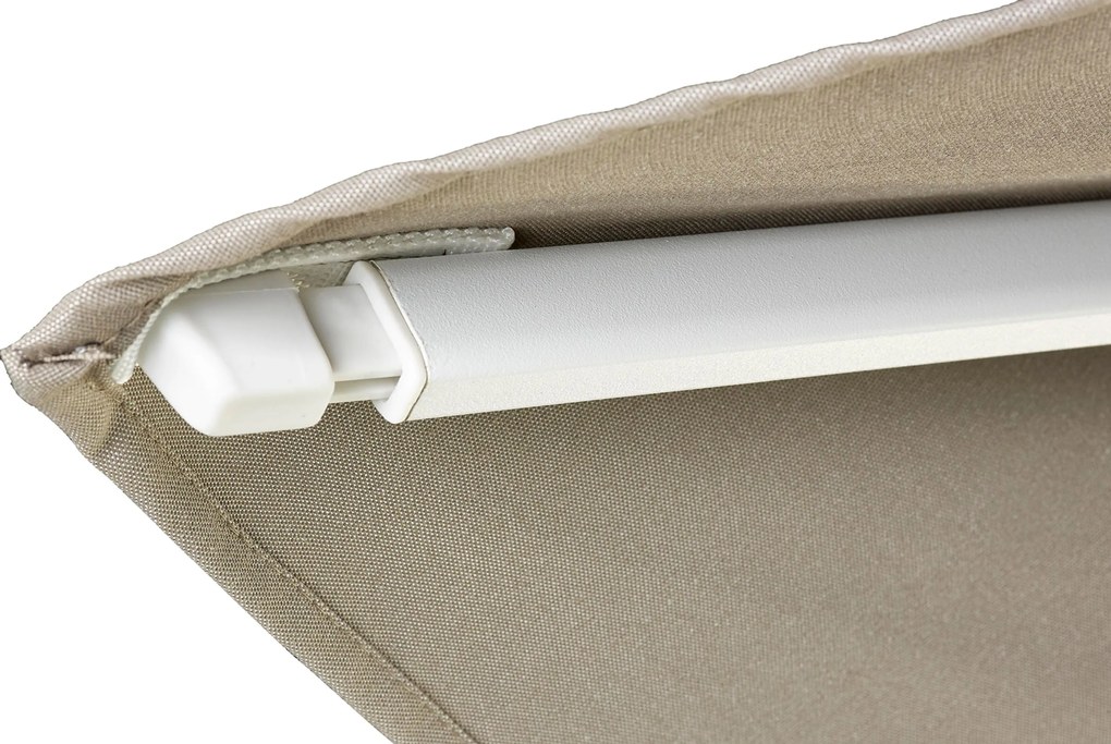 Platinum Challenger zweefparasol 3x3m  T2 wit frame (excl. voet) manhattan
