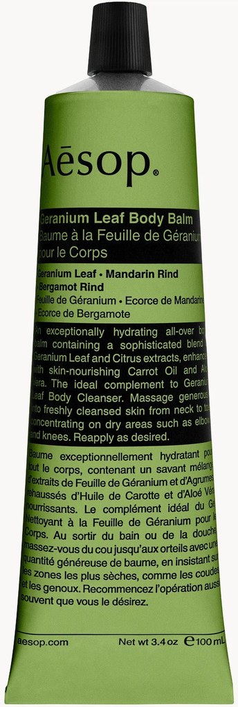 Lichaamsbalsem Geranium Leaf (groen, citrus, fris)