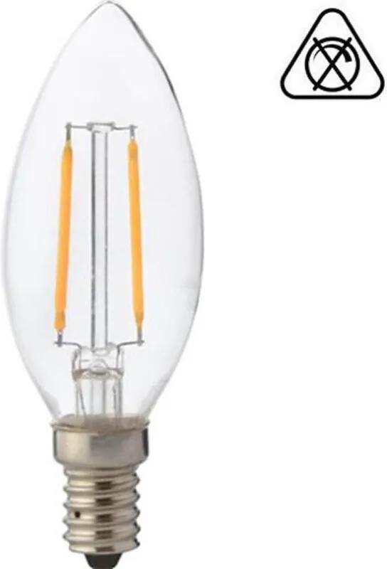 LED Lamp - Kaarslamp - Filament - E14 Fitting - 4W - Natuurlijk Wit 4200K