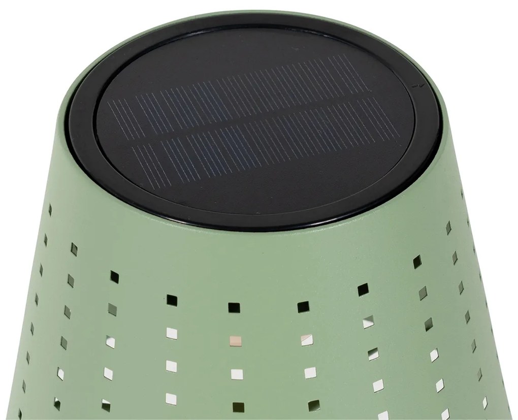 Buiten vloerlamp groen incl. LED 3-staps dimbaar op solar - Ferre Design IP44 Buitenverlichting